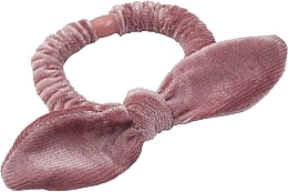 Kup Welurowa gumka do włosów z uszami, różowa - Lolita Accessories