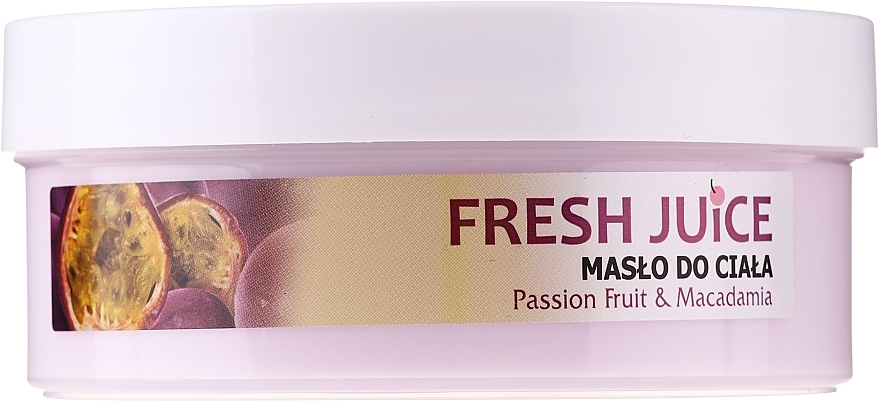 PRZECENA! Masło do ciała Marakuja i makadamia - Fresh Juice Passion Fruit & Macadamia * — Zdjęcie N2