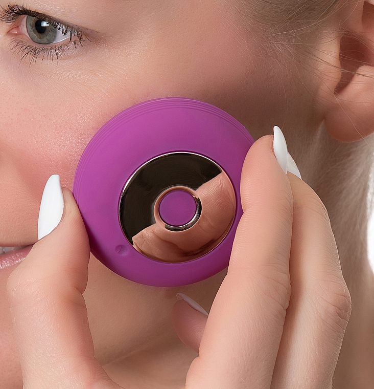 Elektryczna szczoteczka do mycia twarzy, różowa - Rio-Beauty SoniCleanse Glo Belle — Zdjęcie N4