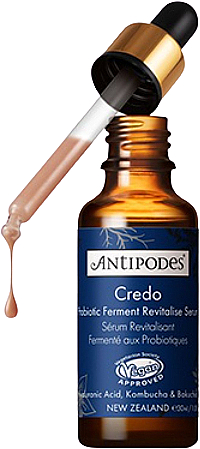Rewitalizujące serum do twarzy z probiotykami - Antipodes Credo Probiotic Ferment Revitalise Serum — Zdjęcie N1