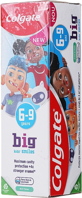 PRZECENA! Pasta do zębów dla dzieci od 6 do 9 lat - Colgate Big Kids Smiles * — Zdjęcie N2