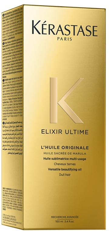 Termoochronny olejek do włosów cienkich i normalnych - Kérastase Elixir Ultime L’Huile Originale — Zdjęcie N3