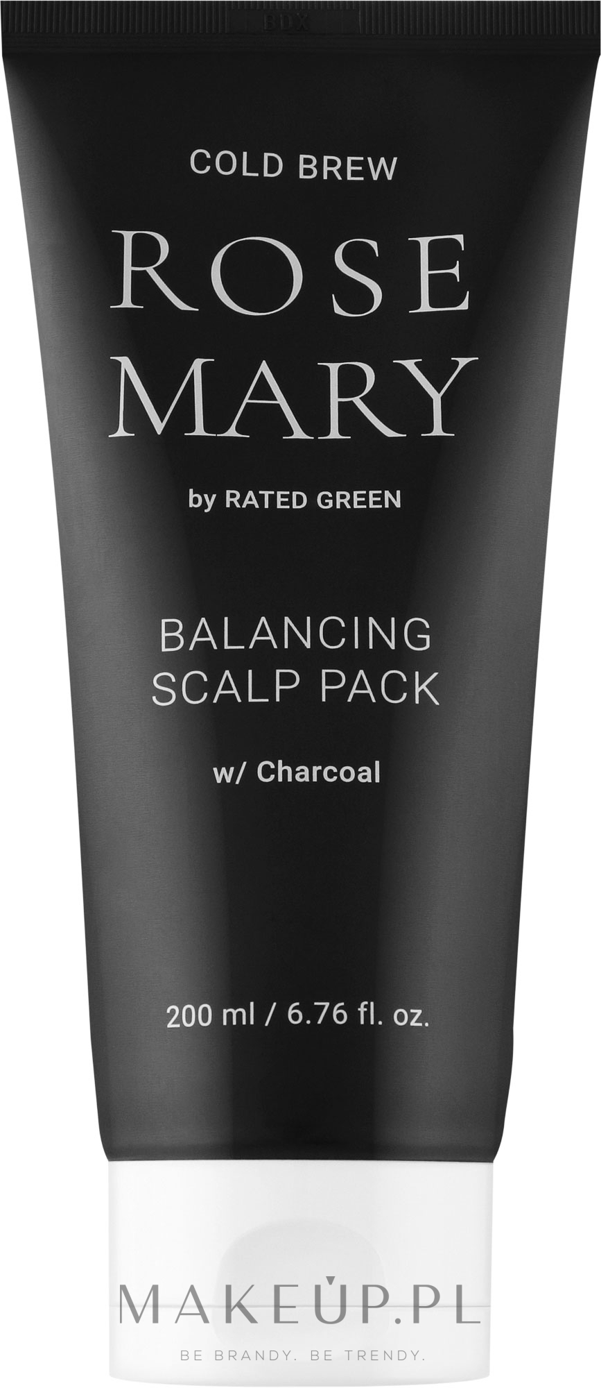 Regenerująca maska do skóry głowy z sokiem z rozmarynu - Rated Green Cold Brew Rosemary Balancing Scalp Pack (tubka) — Zdjęcie 200 ml
