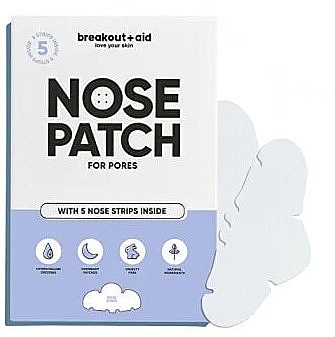 Plastry na nos - Breakout + Aid Nose Patch For Pores — Zdjęcie N1