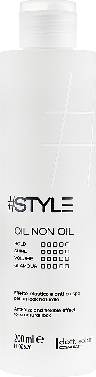 Fluid termoochronny do włosów - Dott. Solari Style Oil Non Oil — Zdjęcie N1