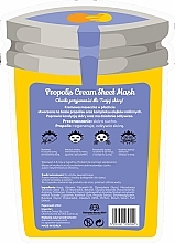 Maseczka w płachcie do twarzy Propolis - Dr. Mola Propolis Cream Sheet Mask — фото N2