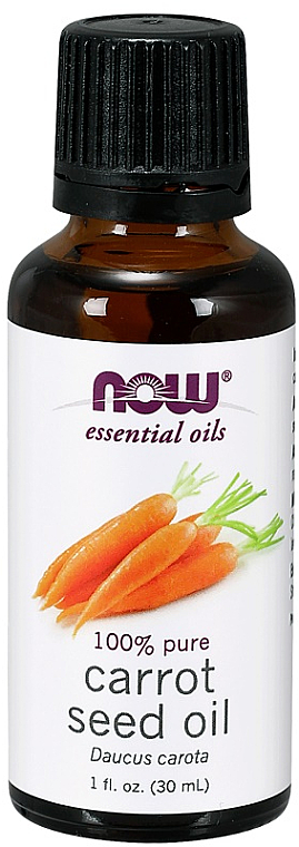 Olejek eteryczny z nasion marchwi - Now Foods Essential Oils 100% Pure Carrot Seed Oil — фото N1