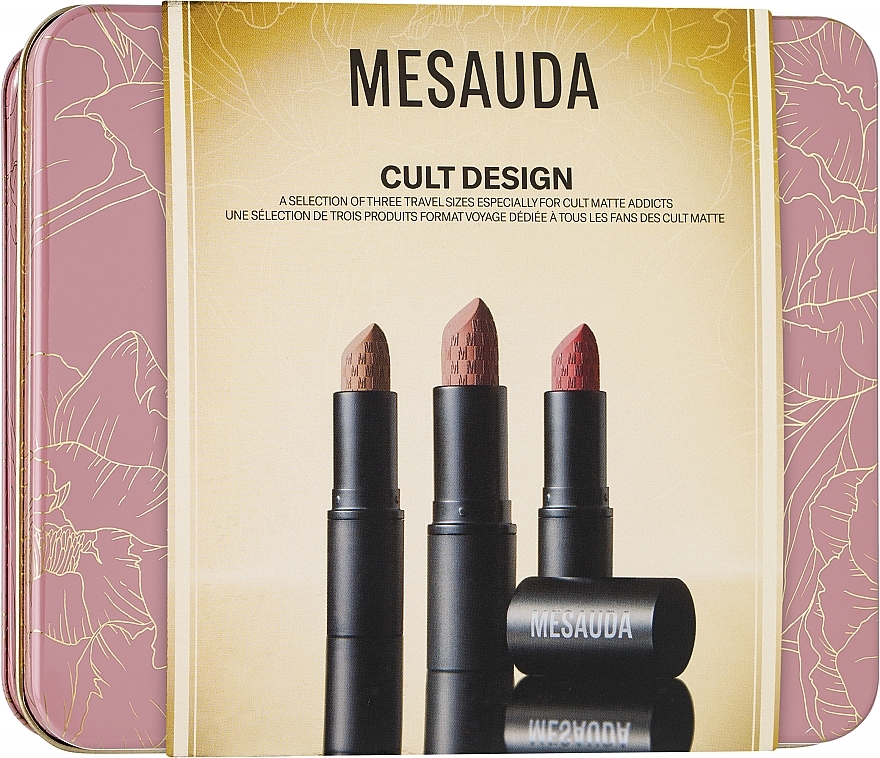 Zestaw - Mesauda Milano Cult Design Kit (lipstick/3x3g) — Zdjęcie N1