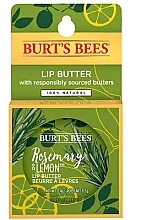 Balsam do ust - Burt's Bees Rosemary & Lemon Lip Butter — Zdjęcie N1