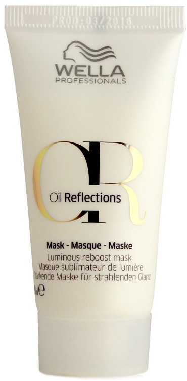 Wzmacniająca połysk maska do włosów - Wella Oil Reflections Luminous Reboost Mask (miniprodukt)