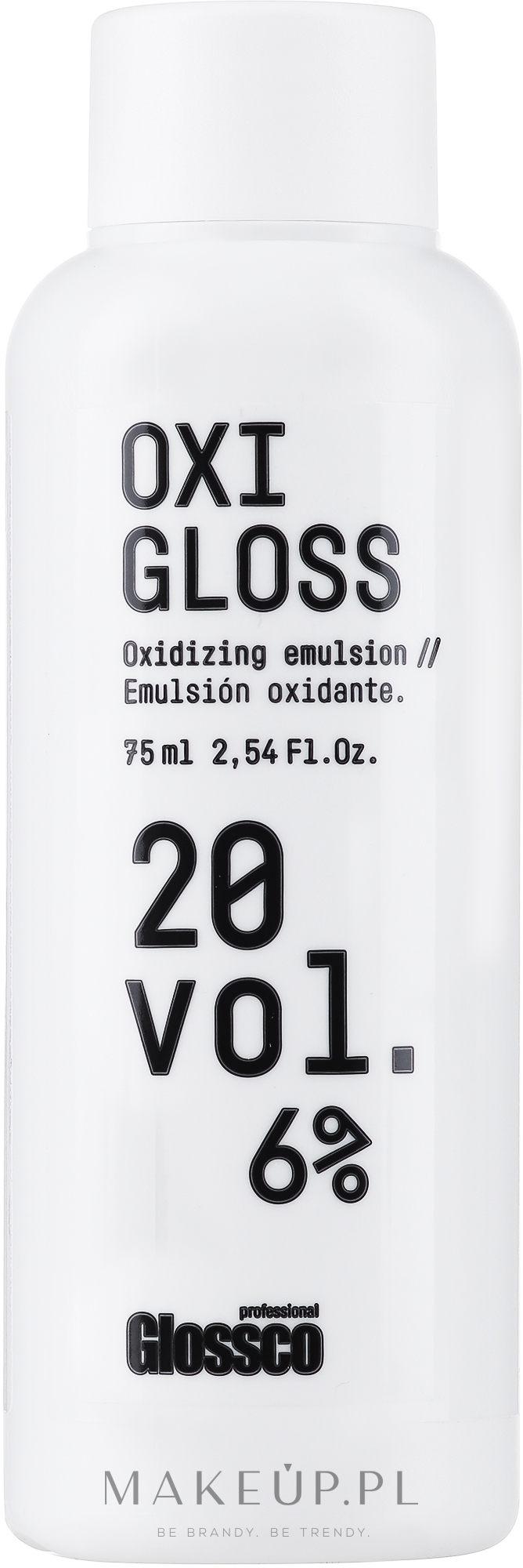 Utleniacz do włosów - Glossco Color Oxigloss 20 Vol  — Zdjęcie 75 ml