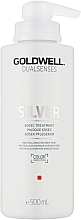 Maska do włosów blond i siwych - Goldwell Dualsenses Silver 60sec Treatment — Zdjęcie N2
