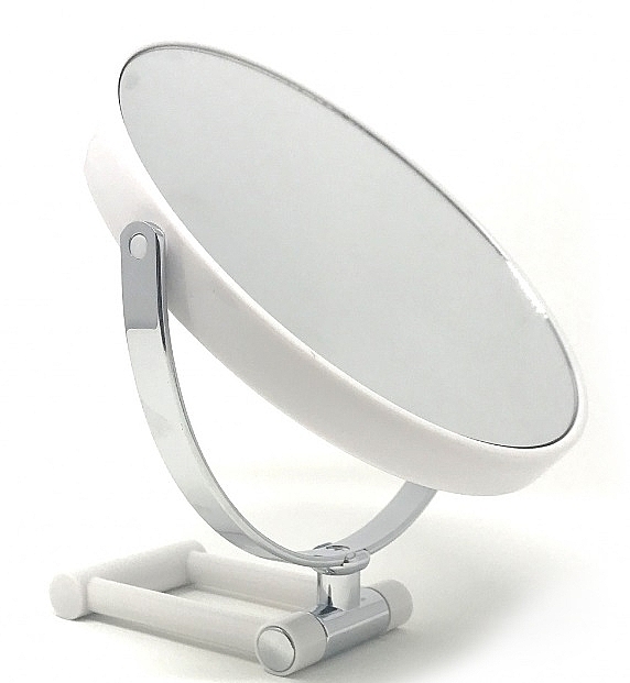 Lustro stołowe okrągłe, białe, 18 cm, x7 - Acca Kappa — Zdjęcie N1