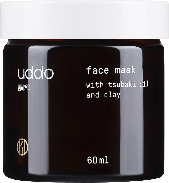 Oczyszczająca maseczka do twarzy z glinką - Uddo Face Mask With Tsubaki Oil And Clay — Zdjęcie N2