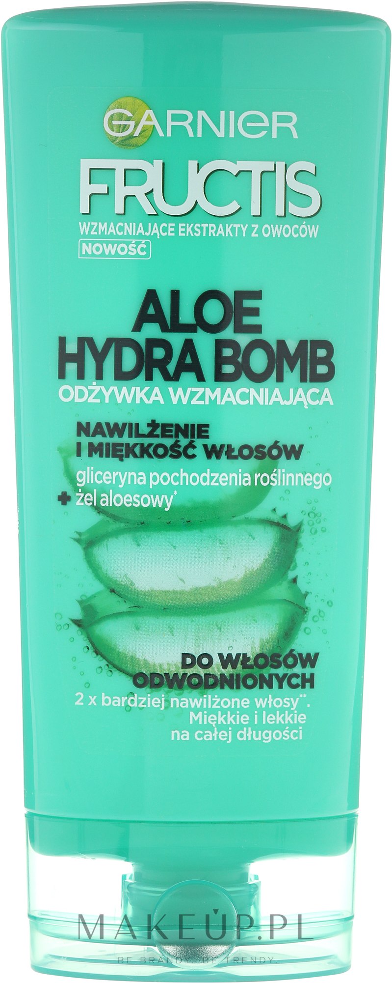 Wzmacniająca odżywka do włosów odwodnionych - Garnier Fructis Aloe Hydra Bomb — Zdjęcie 200 ml