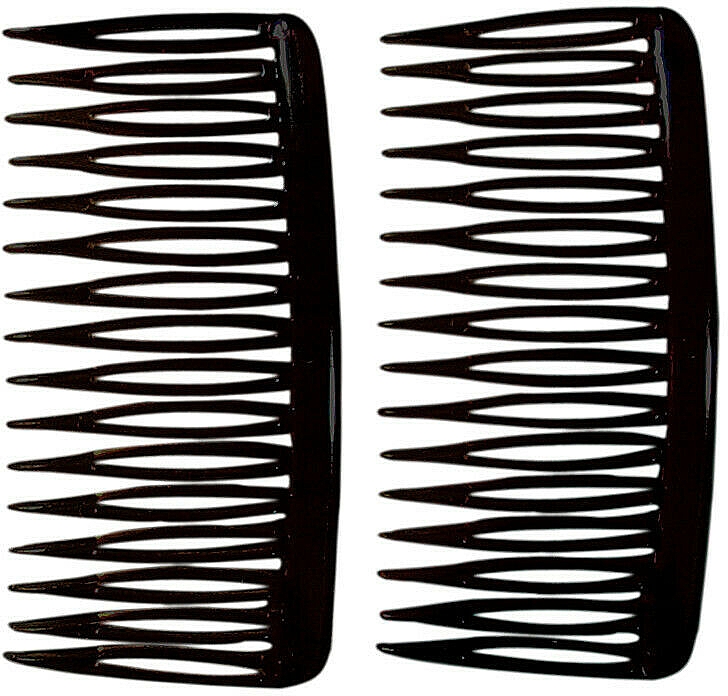 Spinki do włosów 8,5 cm, 2 sztuki, czarne - Titania  — Zdjęcie N1