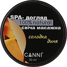 Kup SPA masaż świecą do manicure Słodki melon - Canni