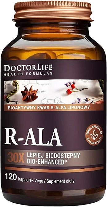 Kwas R-alfa-liponowy - Doctor Life R-ALA — Zdjęcie N2