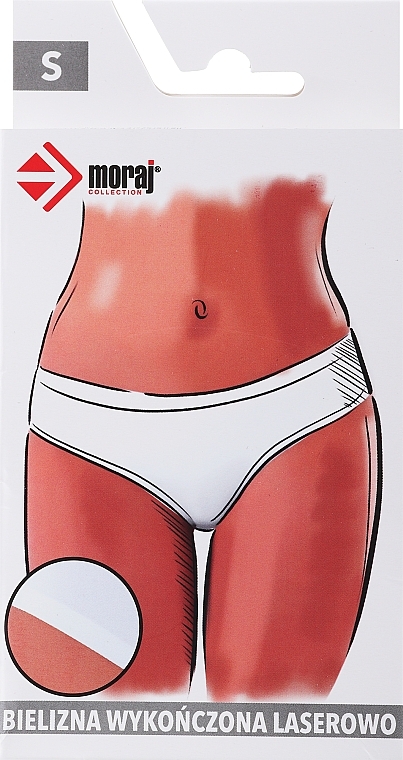 Majtki mini bikini z bezszwowymi brzegami, czarne - Moraj — Zdjęcie N1