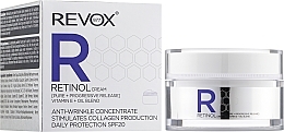 Krem do twarzy z retinolem - Revox Retinol Cream Daily Protection SPF20 — Zdjęcie N2