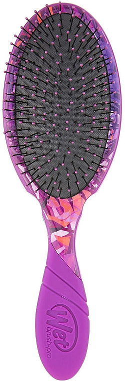 Szczotka do włosów - Wet Brush Pro Detangler Neon Summer Tropics Purple — Zdjęcie N4