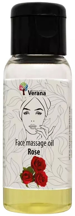 Olejek do masażu twarzy Róża - Verana Face Massage Oil Rose — Zdjęcie N1