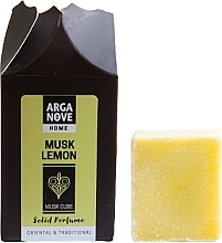 Kostka zapachowa do domu - Arganove Solid Perfume Cube Musk Lemon — Zdjęcie N2