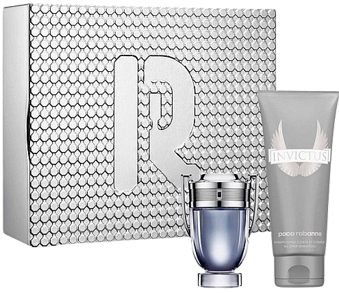 Paco Rabanne Invictus - Zestaw (edt 50 ml + sh/gel 100 ml) — Zdjęcie N1