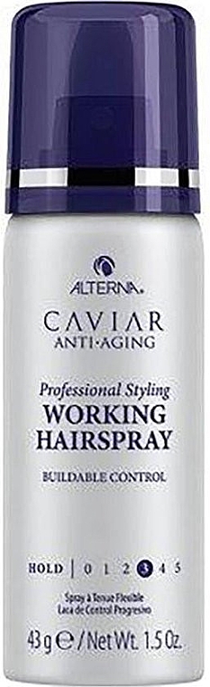 Lakier do włosów - Alterna Caviar Anti-Aging Professional Styling Working Hair Spray Buildable Control — Zdjęcie N2