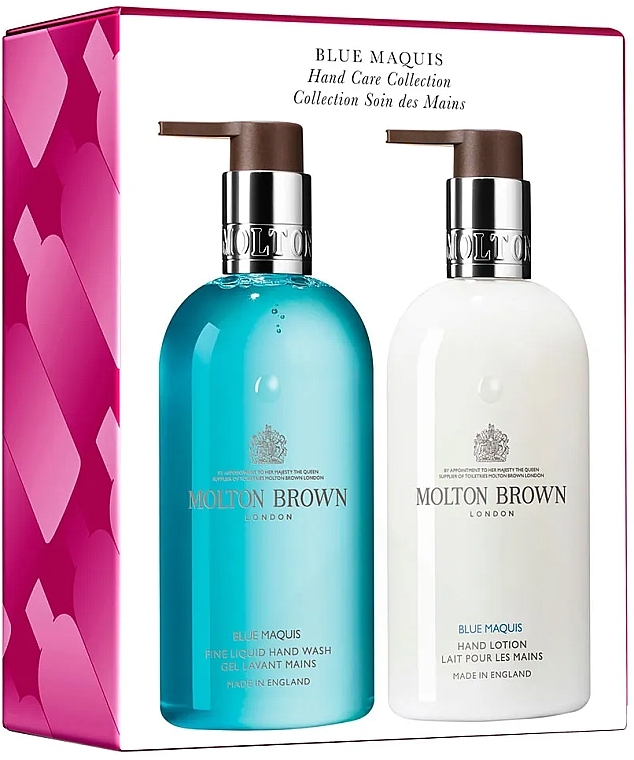 Zestaw - Molton Brown Blue Maquis Hand Care Collection (hand/wash/300ml + hand/lot/300ml) — Zdjęcie N1