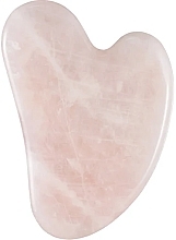 Kamień gua sha do masażu twarzy i szyi Różowy kwarc - Glov Pink Quartz Gua Sha Stone — Zdjęcie N1