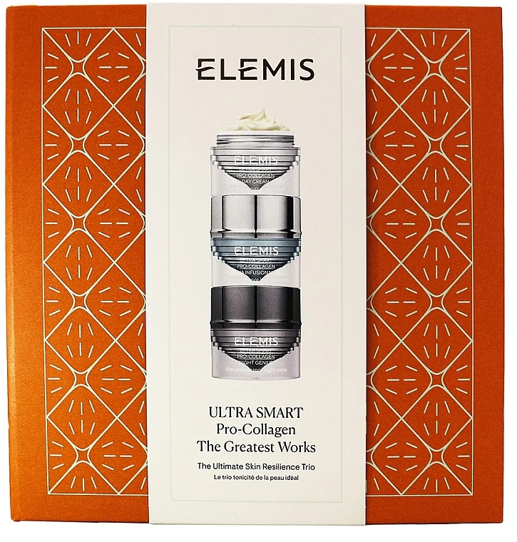 Zestaw upominkowy - Elemis Ultra Smart Pro-Collagen The Greatest Works (mask/10ml + day/cr/10ml + nig/cr/10ml) — Zdjęcie N1