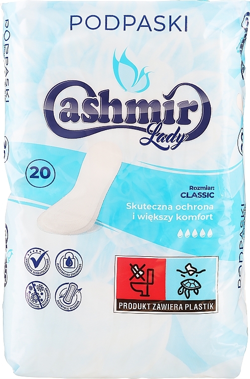 Podpaski higieniczne, 20 szt. - Cashmir Lady Ideal Classic — Zdjęcie N1