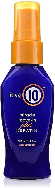 Odżywka bez spłukiwania z keratyną - It's a 10 Miracle Leave-In Product with Keratin — Zdjęcie N1