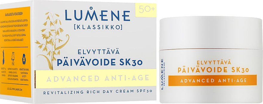 Przeciwstarzeniowy krem do twarzy na dzień - Lumene Advanced Anti-Age Revitalizing Rich Day Cream SPF30 — Zdjęcie N2