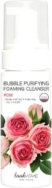 Pianka do mycia twarzy z ekstraktem z róży - Look At Me Bubble Purifying Foaming Facial Cleanser Rose — Zdjęcie N1