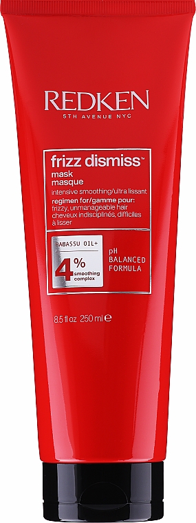 Wygładzająca maska zapobiegająca puszeniu się włosów - Redken Frizz Dismiss Mask — Zdjęcie N1