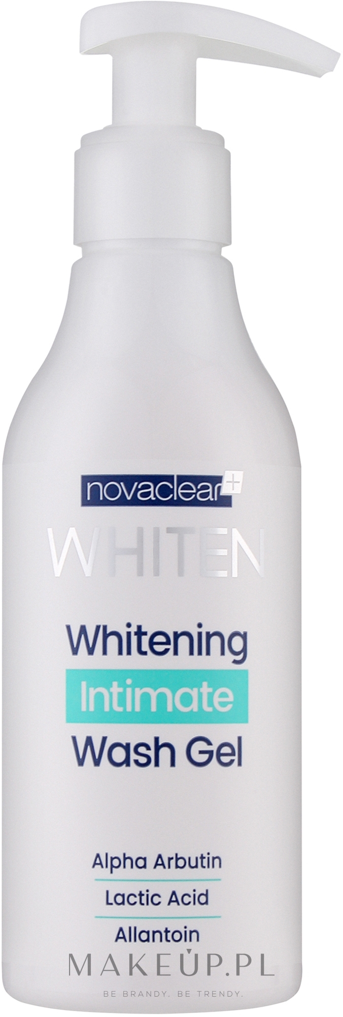 Wybielający żel do higieny intymnej - Novaclear Whiten Whitening Intimate Wash Gel — Zdjęcie 200 ml