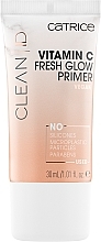 Rozświetlająca baza pod makijaż z witaminą C - Catrice Clean ID Vitamin C Fresh Glow Primer — Zdjęcie N1