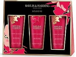 Kup Zestaw - Baylis & Harding Boudiore Cherry Blossom Luxury Hand Treats Gift Set (h/cr/3x50ml)