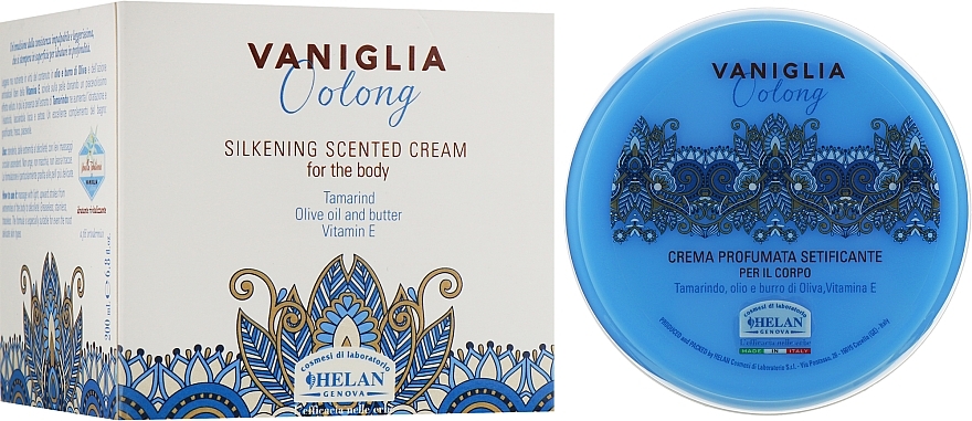 Zapachowy krem do ciała - Helan Vaniglia Oolong Scented Cream — Zdjęcie N3