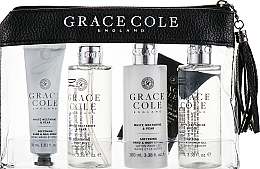 Kup Zestaw - Grace Cole White Nectarine & Pear Travel Set (h/cr/30ml + sh/gel/100ml + b/lot/100ml + b/sp/100ml)