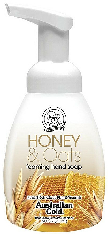 Mydło w piance do rąk Miód i owies - Australian Gold Foaming Hand Soap Honey and Oats — Zdjęcie N1