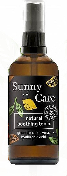 Naturalny tonik do twarzy - E-Fiore Sunny Care Natural Soothing Tonic — Zdjęcie N1