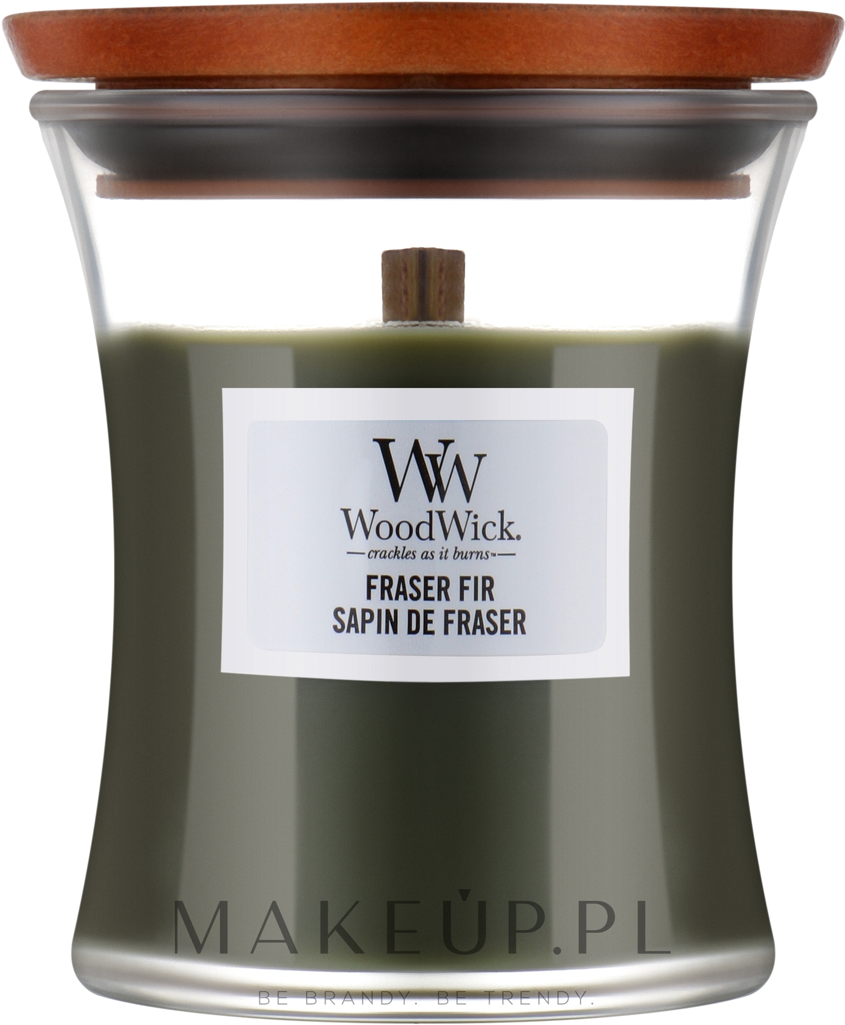 Świeca zapachowa w szkle - WoodWick Hourglass Candle Frasier Fir — Zdjęcie 85 g