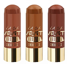 Bronzer do twarzy - L.A. Girl Velvet Contour Bronzer Stick — Zdjęcie N1