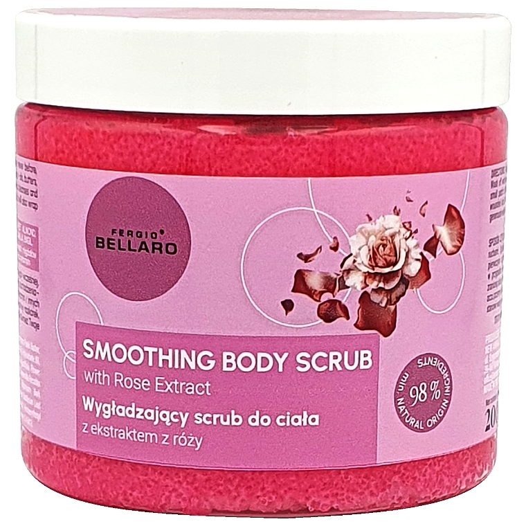 Wygładzający peeling do ciała z ekstraktem z róży - Fergio Bellaro Smoothing Body Scrub — Zdjęcie N1