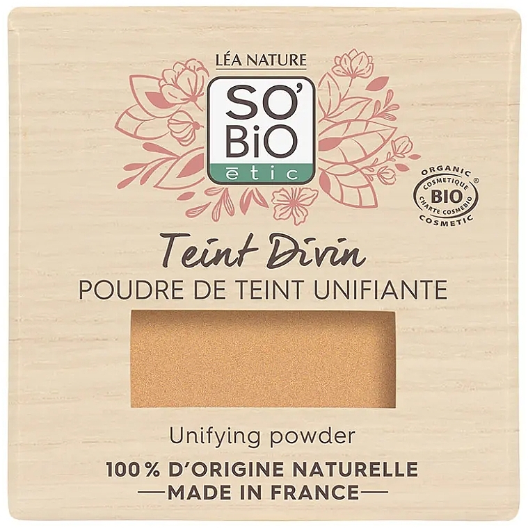 Puder do twarzy - So'Bio Etic Lea Nature Teint Divin Unifying Powder — Zdjęcie N1