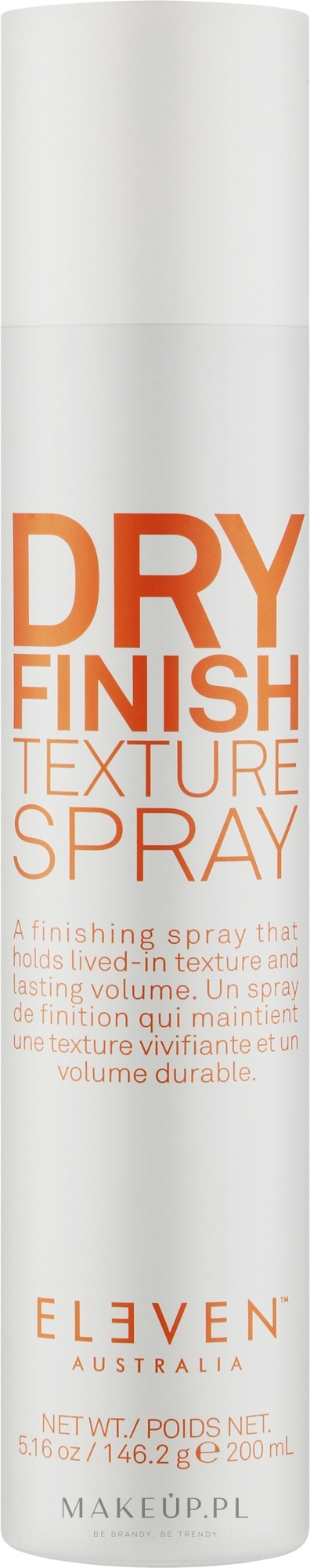 Teksturyzujący spray do włosów - Eleven Australia Dry Finish Texture Spray — Zdjęcie 178 ml