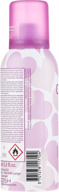 Dezodorant w sprayu - Gosh Copenhagen I Love Purple Deo Body Spray — Zdjęcie N2